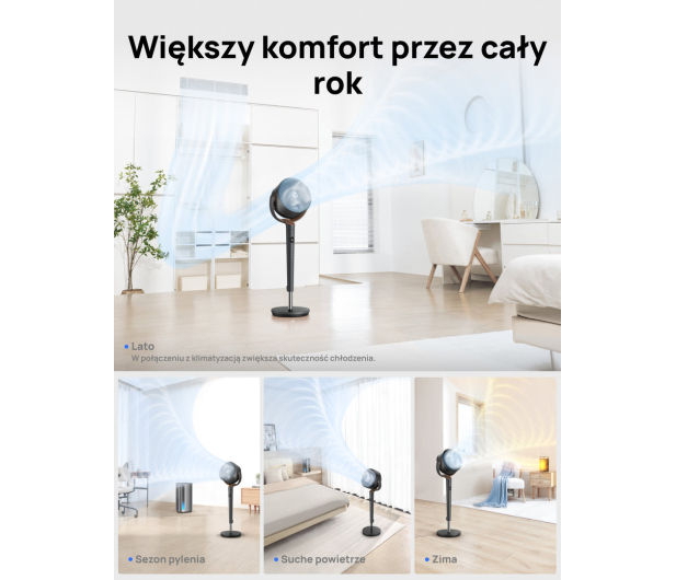 DREO Wentylator Dreo TurboPoly™ Fan 512 - 1549955 - zdjęcie 5